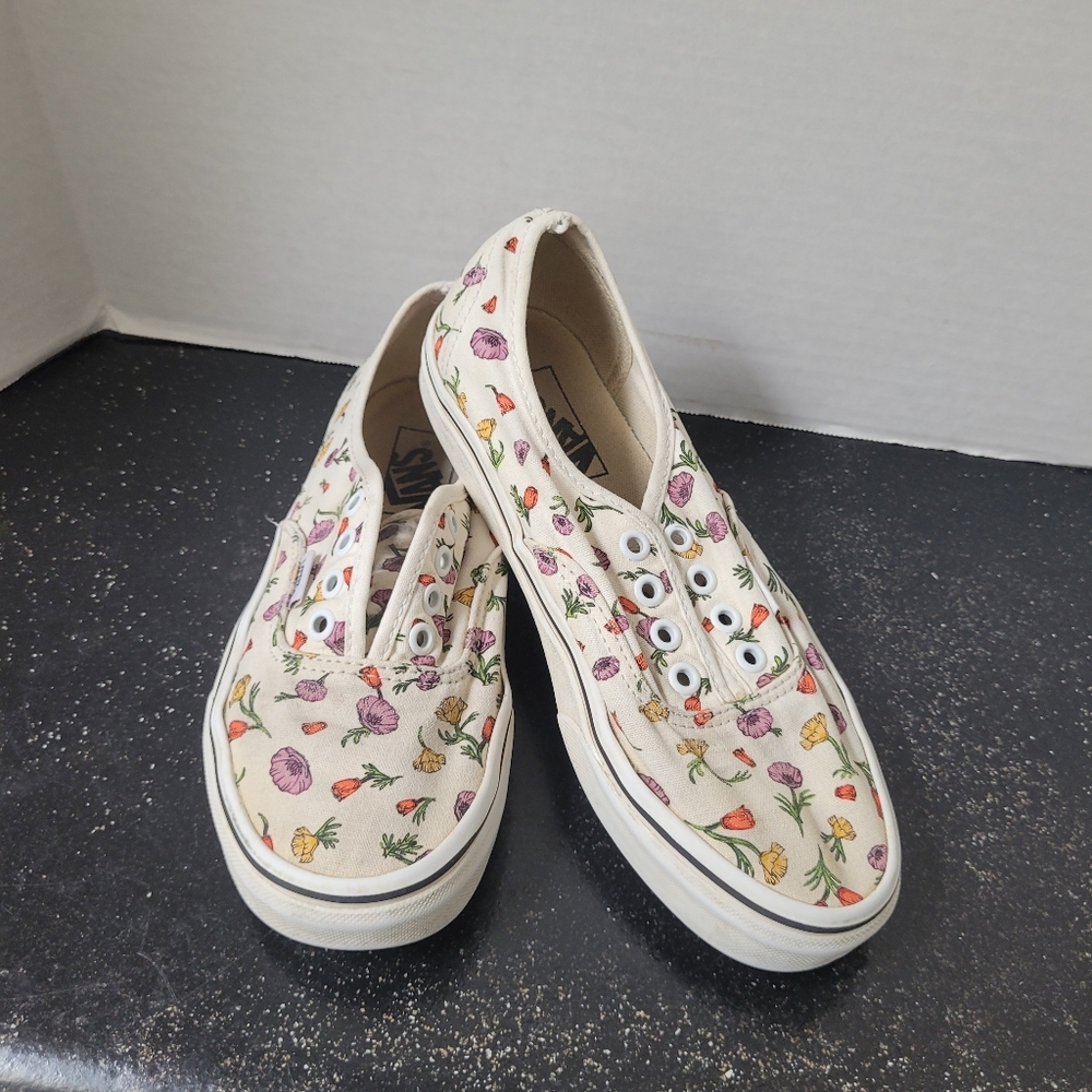 Vans Floral Canvas Sneakers